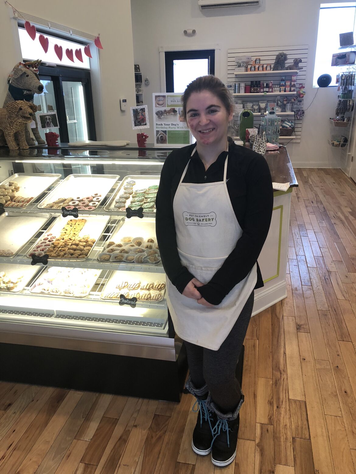 FACES OF MYNK: Today, we talked to the Assistant Manager, Natalie, at Pet Friendly Dog Bakery!