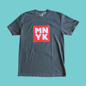 Grey MNYK square Tee